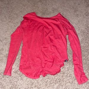 long sleeve north face top